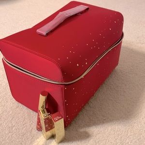 Estée Lauder Lipsticks and Makeup Bag